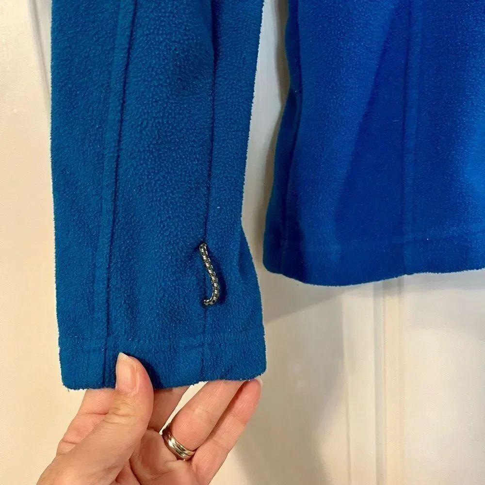 Columbia Turquoise Zip Up Cardigan Jacket Small - Picture 4 of 13